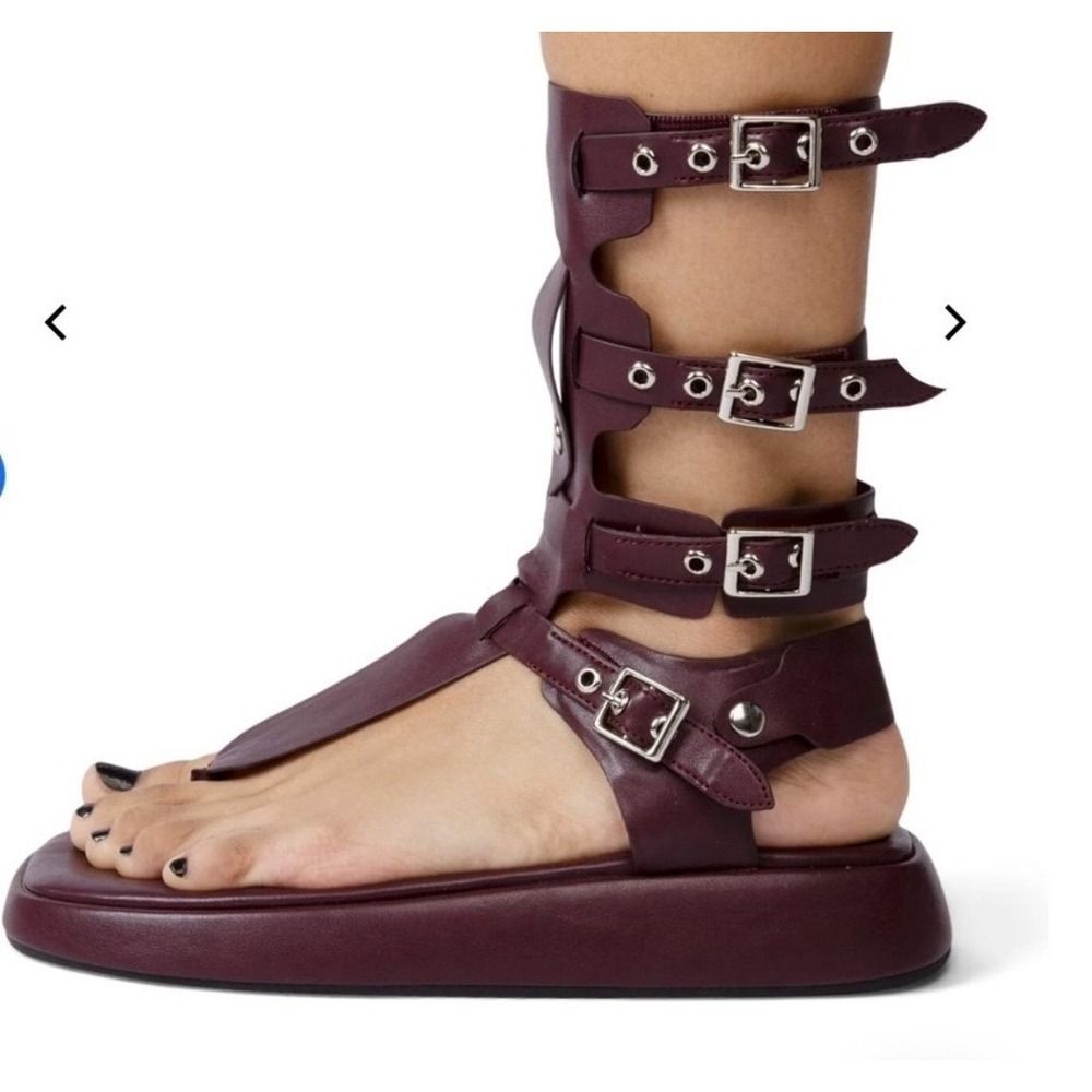 Anthropologie Jeffrey Campbell Amazonia Gladiator Sandals Size 10